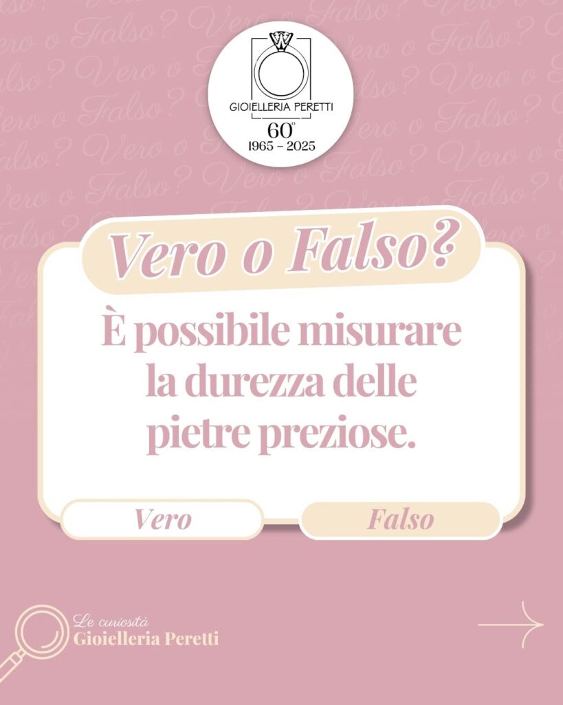 La durezza delle pietre preziose può essere m...