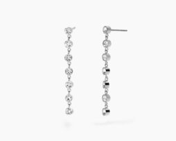Orecchini acciaio con zirconi 2jewels