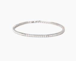Bracciale argento tennis Mabina