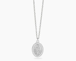 Collana argento con zirconi sacra Mabina