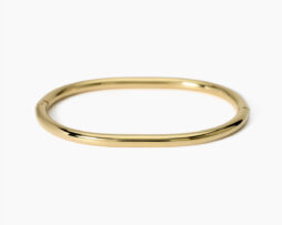 Bracciale rigido acciaio dorato Kidult