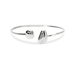 Bracciale acciaio semirigido zirconi Kidult