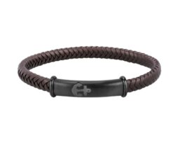 Bandy br. brown leather ip blk con gun 190mm Sector