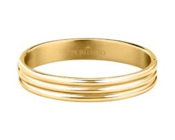 Bracciale acciaio oro rigido vintage Morellato