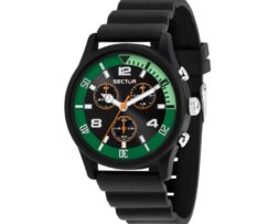 H2o 43mm cronografo nero/verde Sector